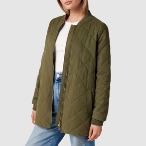 EVER NEW Olive Quilted Jacket